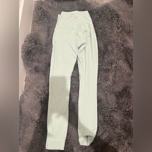 Worn once Lululemon aqua leggings size 0